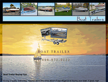 Tablet Screenshot of boat-trailer.org